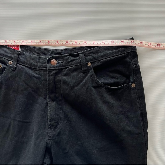 Levi’s 501 Men’s Denim Jeans Black Straight Leg Size 34W 32L *read description* - Picture 10 of 13